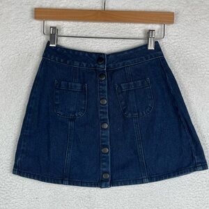Brandy Melville denim mini skirt